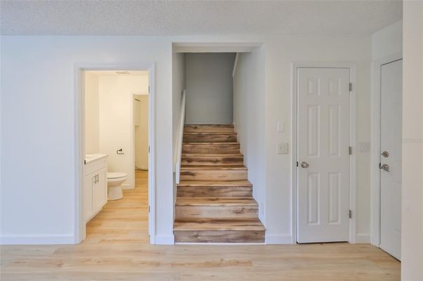 Bathroom, Interior, Wood Texture Flooring