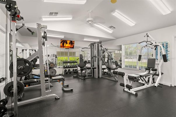 Fitness Equipment, Gym, Interior