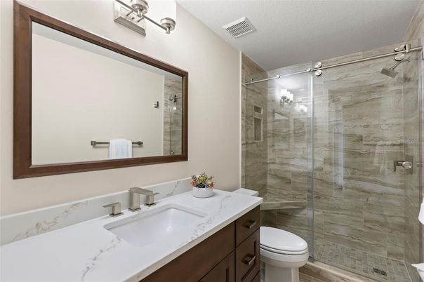 Bathroom, Glass Shower, Interior
