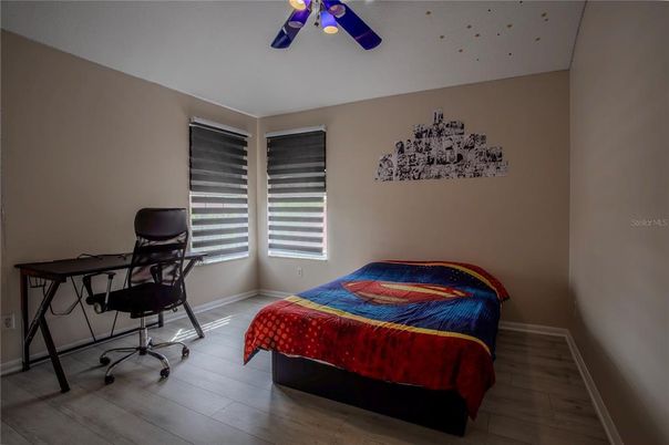 Bedroom, Home Office, Interior, Wood Texture Flooring