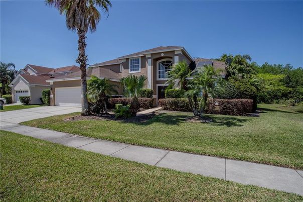 Attached, Backyard, Exterior, Facade, Mediterranean