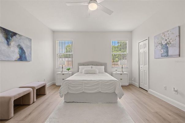 Bedroom, Interior, Wood Texture Flooring
