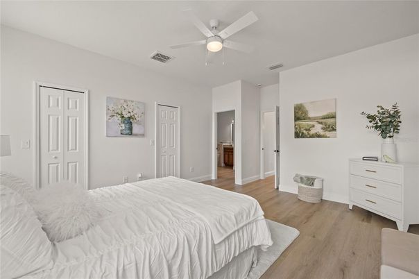 Bedroom, Interior, Wood Texture Flooring
