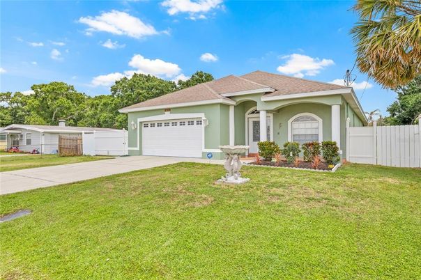 Attached, Backyard, Exterior, Facade, Ranch