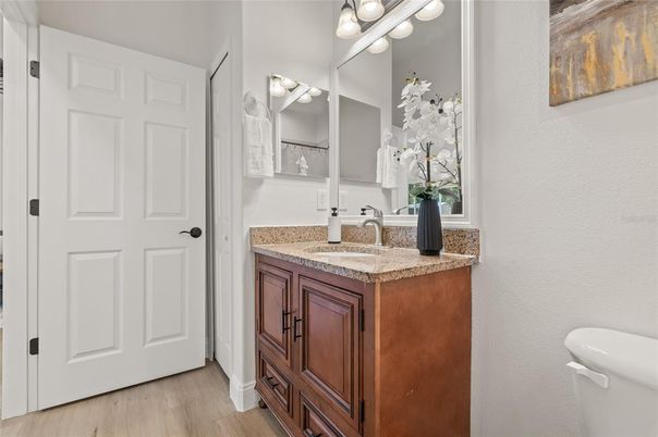 Bathroom, Interior, Wood Texture Flooring
