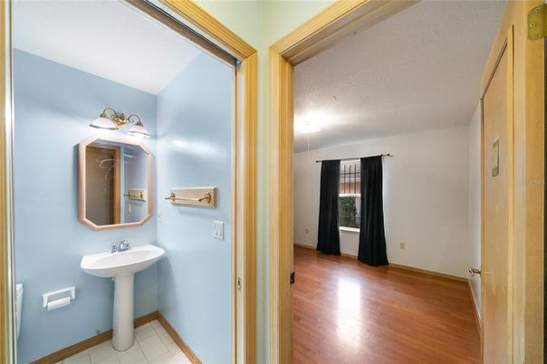 Bathroom, Interior, Wood Texture Flooring