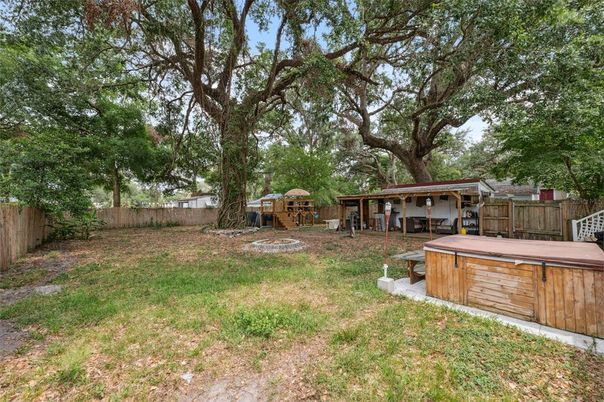 Backyard, Exterior, Hot Tub, Playground