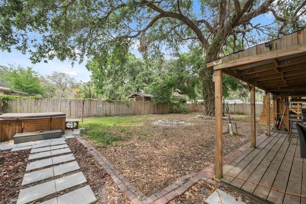 Backyard, Exterior, Hot Tub