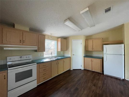 Interior, Kitchen, Wood Texture Flooring