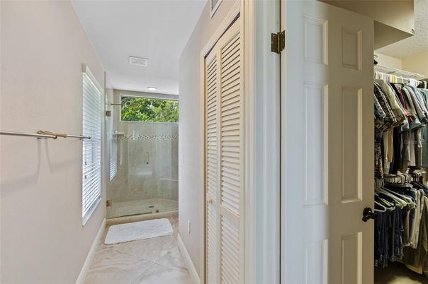 Bathroom, Glass Shower, Interior, Marble, Walk-in Closets