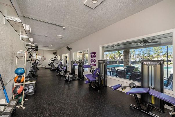 Fitness Equipment, Gym, Interior, Recessed Lighting
