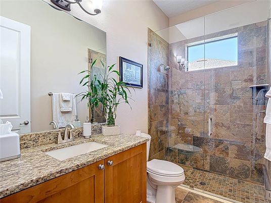 Bathroom, Glass Shower, Interior