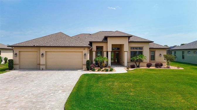 Attached, Backyard, Exterior, Facade, French Provincial