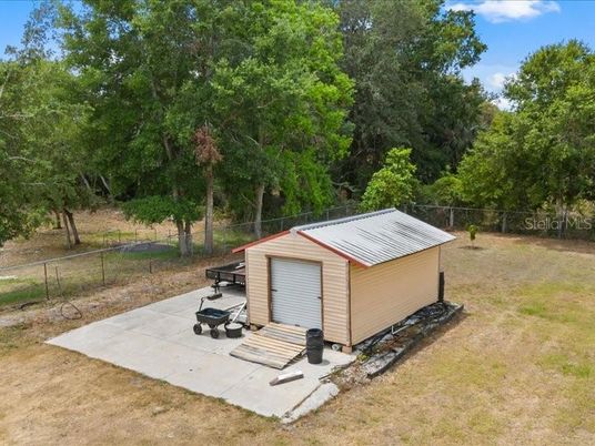 Backyard, Detached Garage, Exterior