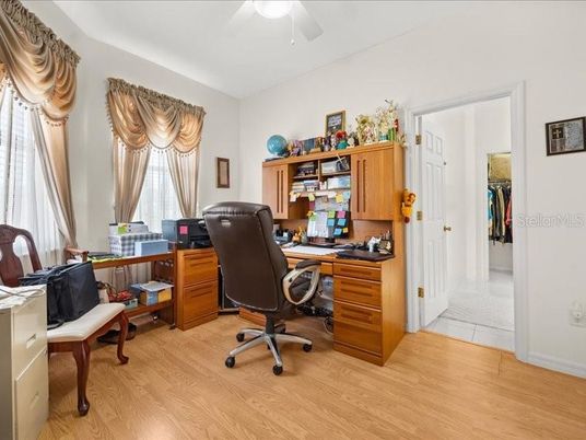 Home Office, Interior, Wood Texture Flooring