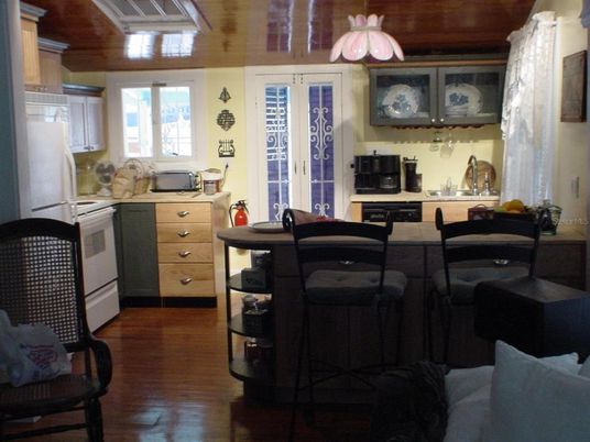 Interior, Kitchen, Wood Texture Flooring