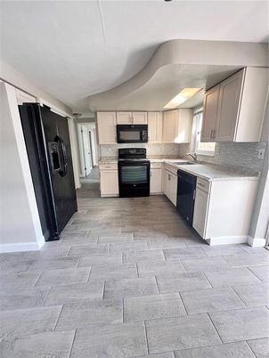 Interior, Kitchen, Wood Texture Flooring