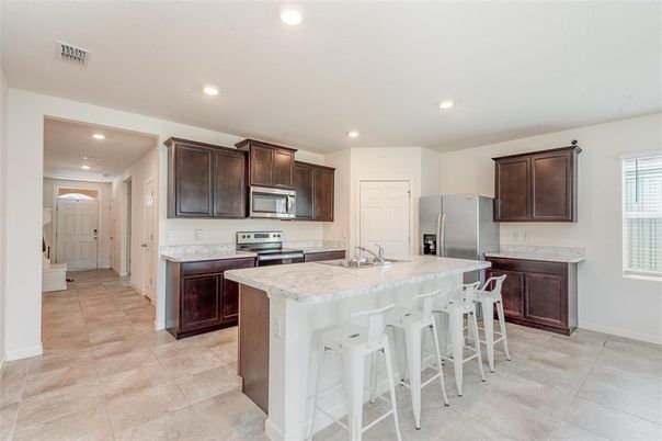Interior, Kitchen, Recessed Lighting, Stainless Steel Appliances