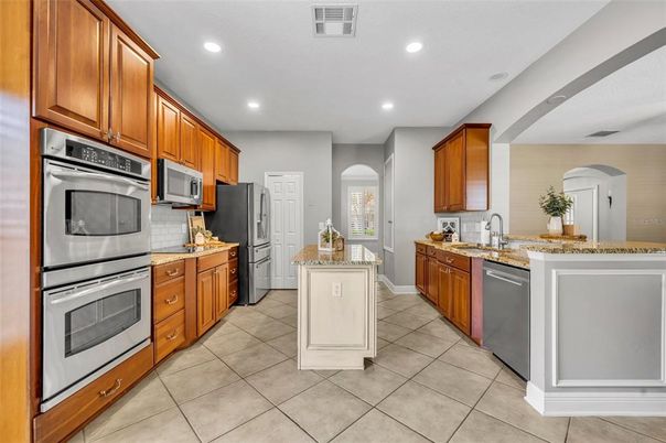 Interior, Kitchen, Recessed Lighting, Stainless Steel Appliances