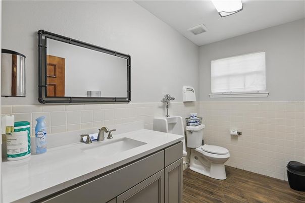 Bathroom, Interior, Wood Texture Flooring