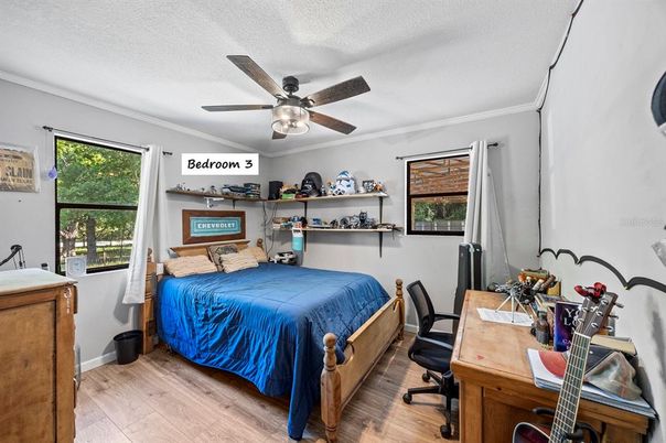 Bedroom, Home Office, Interior, Wood Texture Flooring