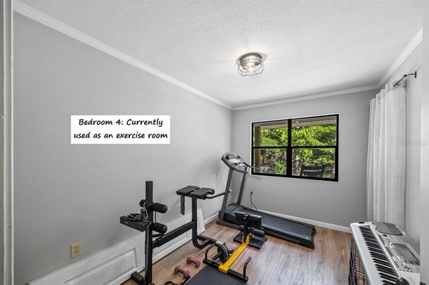 Fitness Equipment, Interior, Wood Texture Flooring