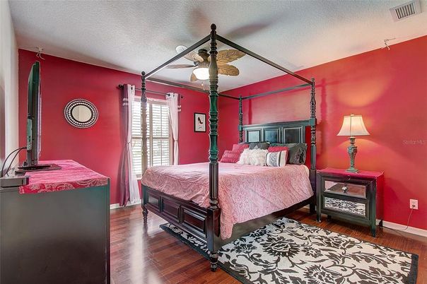 Bedroom, Interior, Wood Texture Flooring