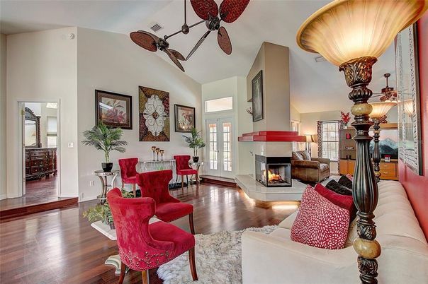 Fireplace, Interior, Living room, Wood Texture Flooring