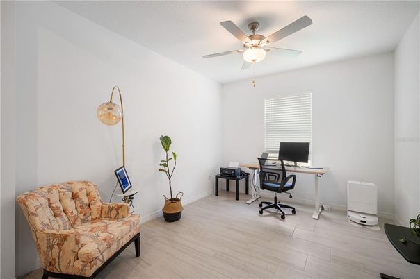 Home Office, Interior, Wood Texture Flooring