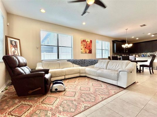 Chandelier, Dining room, Interior, Living room, Recessed Lighting
