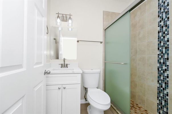 Bathroom, Glass Shower, Interior