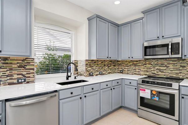 Interior, Kitchen, Recessed Lighting, Stainless Steel Appliances