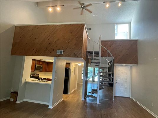 Interior, Kitchen, Wood Texture Flooring