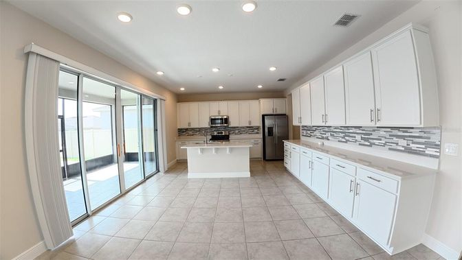 Interior, Kitchen, Recessed Lighting, Stainless Steel Appliances