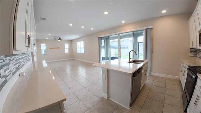 Interior, Kitchen, Recessed Lighting