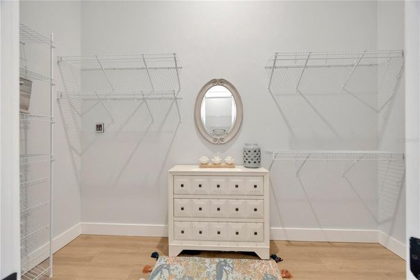 Interior, Walk-in Closets, Wood Texture Flooring