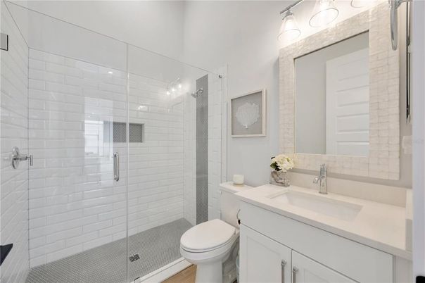 Bathroom, Glass Shower, Interior