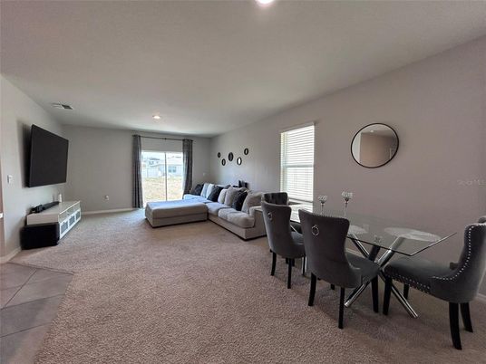 Dining room, Interior, Living room, Recessed Lighting