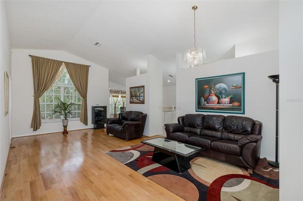 Chandelier, Interior, Living room, Wood Texture Flooring