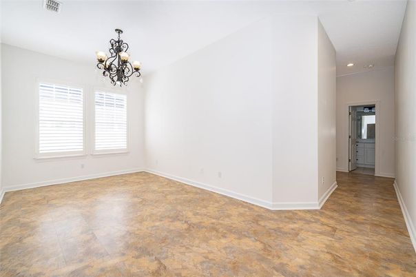 Chandelier, Empty room, Interior, Recessed Lighting