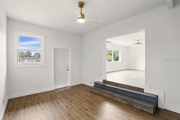 Empty room, Interior, Wood Texture Flooring