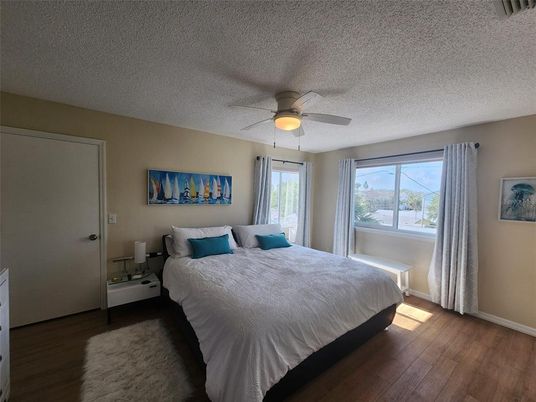 Bedroom, Interior, Wood Texture Flooring