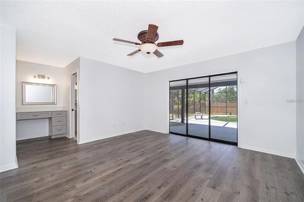 Bathroom, Empty room, Interior, Wood Texture Flooring