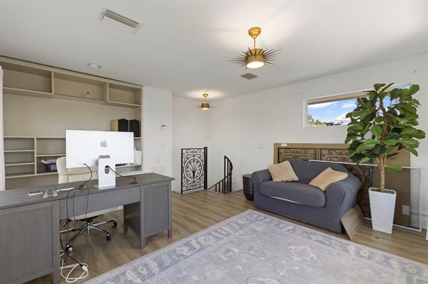 Home Office, Interior, Wood Texture Flooring