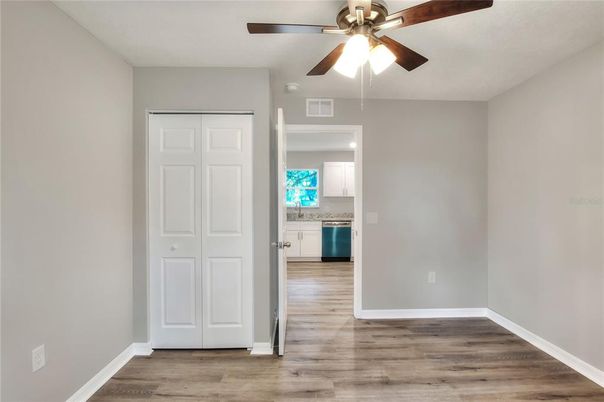 Empty room, Interior, Kitchen, Wood Texture Flooring