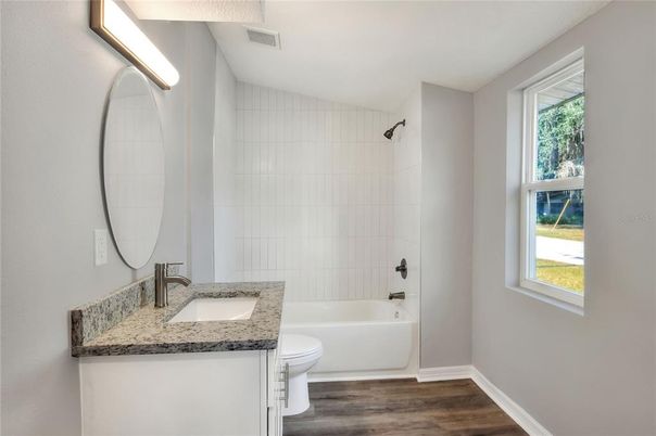 Bathroom, Interior, Wood Texture Flooring