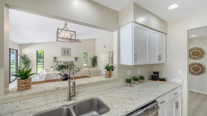 Interior, Kitchen, Pendant Lights, Recessed Lighting