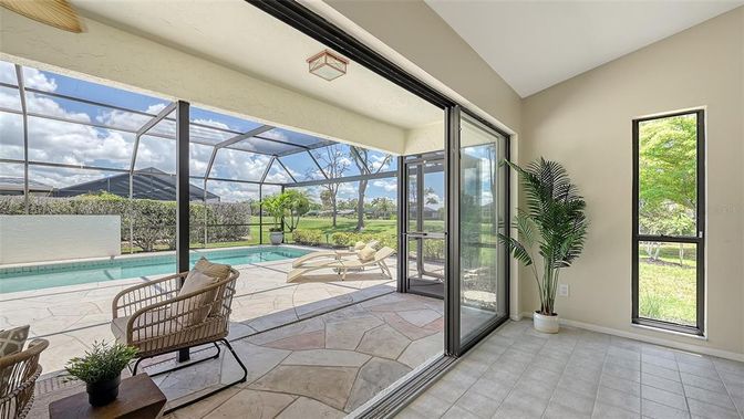 Glass Ceilings, Interior, Pool, Sun Room