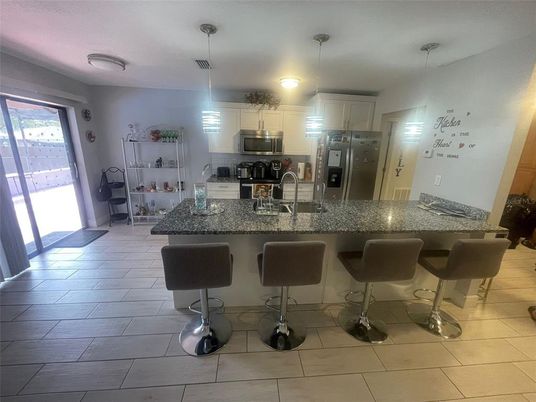 Interior, Kitchen, Pendant Lights, Stainless Steel Appliances