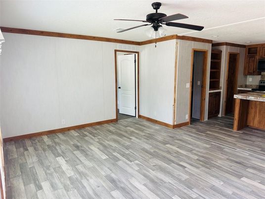 Empty room, Interior, Kitchen, Wood Texture Flooring